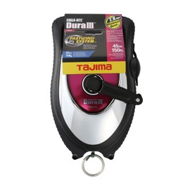 TAJIMA Chalk Line - Chalk-Rite Dura III Chalk Box with 150ft Extreme Bold 2.8 mm Snap Line & Integrated Handle Release - CR604S