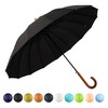 SoulRain 16 Ribs 48" Stick Umbrella Auto Open Solid Color