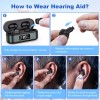 K&FCOPTEE Adjustable Volume Digital Display Sound Aids With noise cancellation