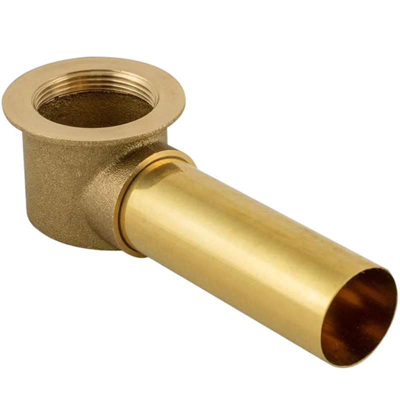 EZ-FLO Bath Waste and Overflow Shoe, 1-1/2 Inch Tubular Outlet,