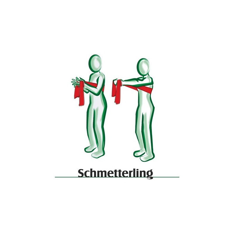 Gatapex Fitness Band 2.5 m x 14.5 cm Red =