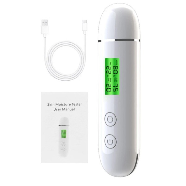SODIAL Skin Water Cheek Elastic Skin Age Test Meter Face