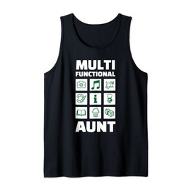 Multifunctional Best Auntie Ever BAE Life Cool Aunt Gift Tank Top