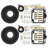 2-Pack Carburetor Carb Rebuild Repair Kits with Screw Float Replacement