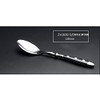 HOMECHAN 20-Piece Vintage Silverware Set with Black Bakelite Handles -