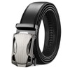 TANGCHAO Men's Belt, Leather Belt Ratchet Automatic Buckle for Men