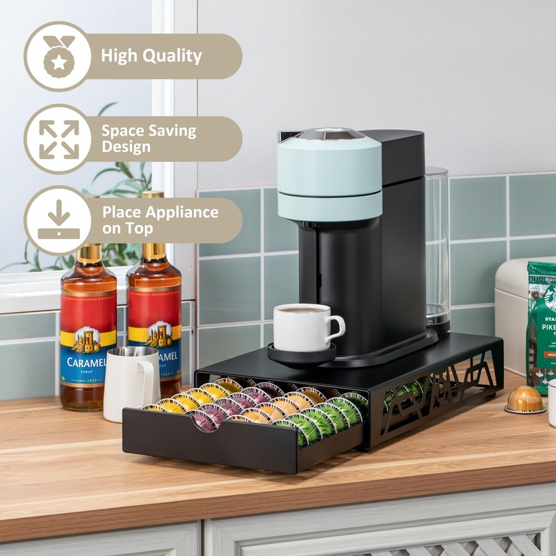 Rice rat Nespresso Pod Holder Pod Drawer Cabinet Pod Storage