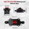 20A 12V-24V IP67 Waterproof Cable Switch AYWHP Waterproof Inline Switch