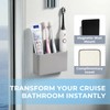 Magnetic Toothbrush Holder for Cruise Ship Cabin – Wall-Mounted Cruise