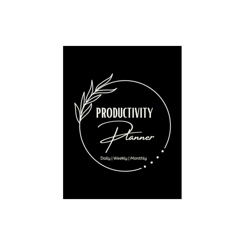 Productivity Planner Undated Daily Weekly & Monthly Goal & Productivity