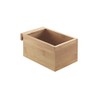 Metaltex Mural Line Wall Grid Bamboo Box Small, Wood Colour,