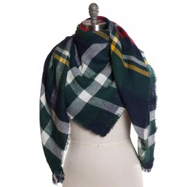 Collection 18 New Collection XIIX Southwestern Plaid Runway Blanket Wrap Scarf Shawl $38 Tags