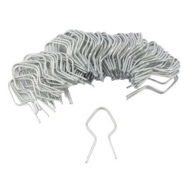 Plum Fittings T Post Clips EZ Twist Preformed Galvanized Steel Tie Wire 11 Gauge Fence Ties...
