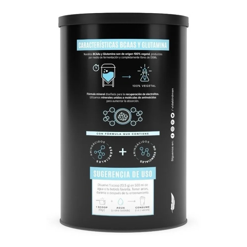 Suplemento en polvo Birdman Performance Series sabor fresa x 405g