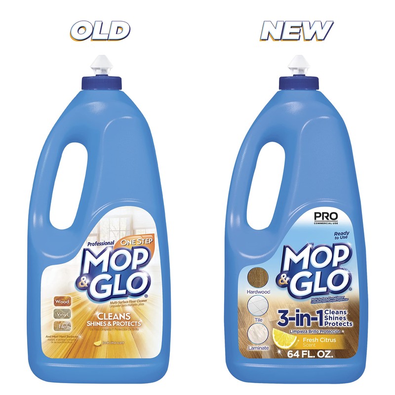 Mop & Glo Professional Multi-Surface Floor Cleaner, Fresh Citrus Scent,
