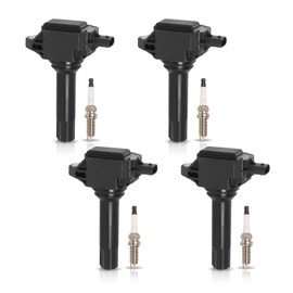ENA Set of 4 Ignition Coil & Iridium Spark Plug Compatible with Subaru Forester Outback Impreza XV Crosstrek Legacy H4 2.0L 2.5L 2013 2014 2015 2016 Replacement for UF724 SU00300417 93501 XP5683
