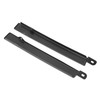 Front Bumper Headlight Trim Panels Black 1 Pair Replacement for