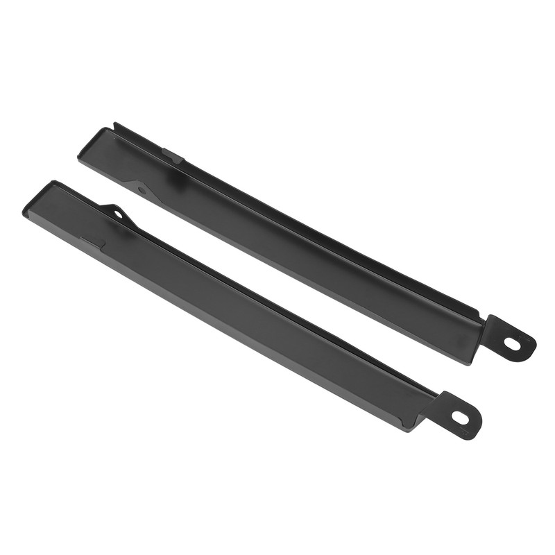 Front Bumper Headlight Trim Panels Black 1 Pair Replacement for