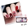 BIUDECO Elegant Manicure Sequins Decals Natural Shell Nail Gems for