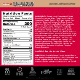 BSN Syntha-6 Whey Protein Powder, Cold Stone Creamery- Cookie Doughn't You Want Some, Micellar Casein, Milk Protein Isolate Powder, 25 Servings