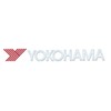 東洋マーク YOKOHAMA 横浜タイヤ デザインだけ残る切り文字ステッカー 122×18(mm) GA-12