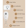 HiHiniu Remote Control Outlet Plug, Wireless On Off Power Switch