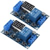 DIANN 2pcs DC 6V-30V Timer Relay Module Trigger Cycle Delay