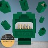 Everest RJ45 CAT6 Keystone Coupler in Green (12-Pack) - RJ45