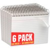 1InTheOffice 4x6 Spiral Bound Index Cards, Ruled Index Card, Lined