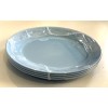 IKEA Lot of 4 IKEA Besegra Light Blue Dessert Plates