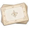 Pimpernel FDC-Fleur de LYS Placemats Set of 4 - Decorative