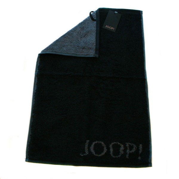 Joop. Classic Doubleface 1600 Guest Towel, black, 30 * 50 cm