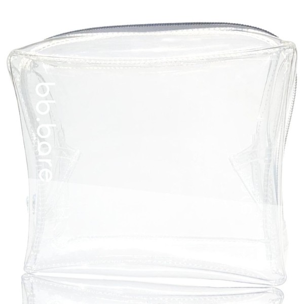 brocha burbujas Bolsas de maquillaje transparentes, Claro, Large, Bolsa de