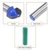 sourcing map Router Bit 1/4 Shank 1/2 Cutting Dia. Core