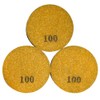 3" Resin Bond Diamond Polishing Pads, Dark Resin, Set of