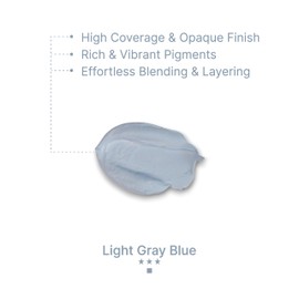 Art Whale Gouache Light Gray Blue Refills (50ml/1.7oz)|Intense Pigments, Easy Color Refill (2 pcs.)