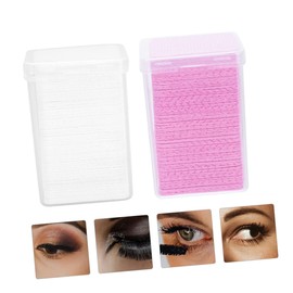 Healeved 200pcs Eyelash Extension Wipes Cleansing Cotton Pads for Eyelash Glue Removal Skin-friendly Portable Makeup Remover for Salon Home Use