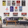 Inga Murrayfield Stadium Metal Football St Sign Retro Decor Plaque