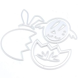 KSCRAFT Easter Egg Shaker Metal Cutting Dies Stencils for DIY Scrapbooking/Photo Album Decorative Embossing DIY Paper Cards
