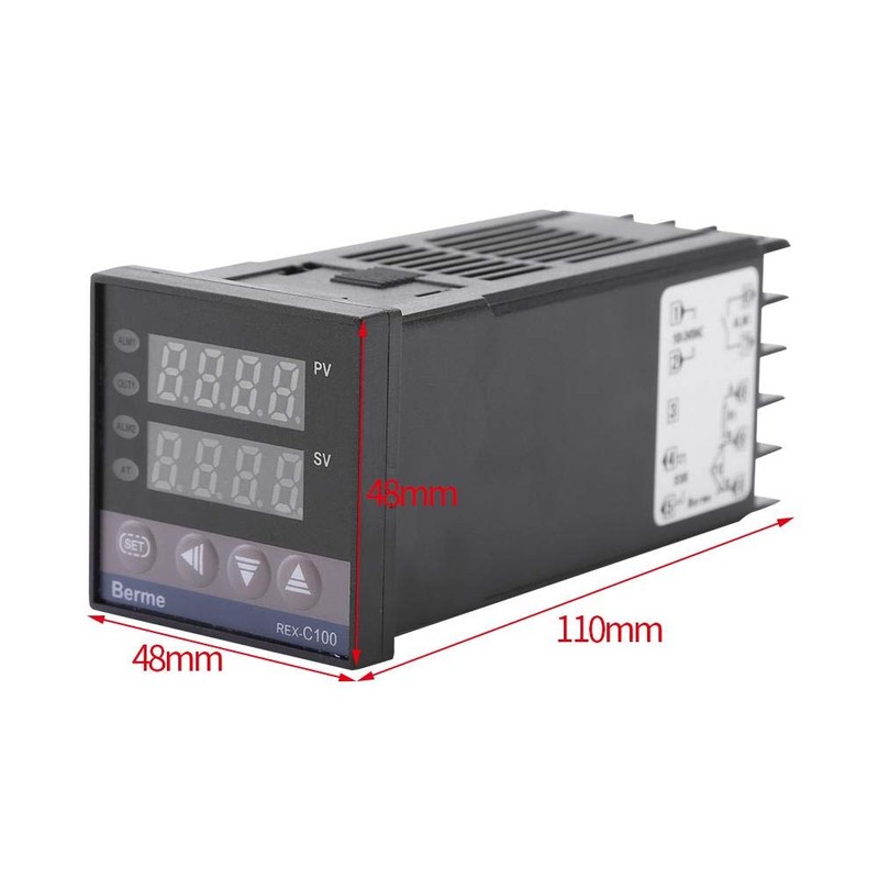 REX-C100 AC110V-240V 0℃~1300℃ Alarm Digital LED Temperature Controller