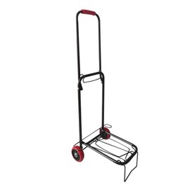 dilixuan Folding Lightweight Hand Truck,2 Wheels Shopping Cart Easy-to-Store Utility Dolly for Personal,Moving, Travel and Shopping Use - 80 Pounds Weight Capacity, Black