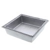 Servette Home Napkin Holder Beaded Edge Metal Flat Napkin Box