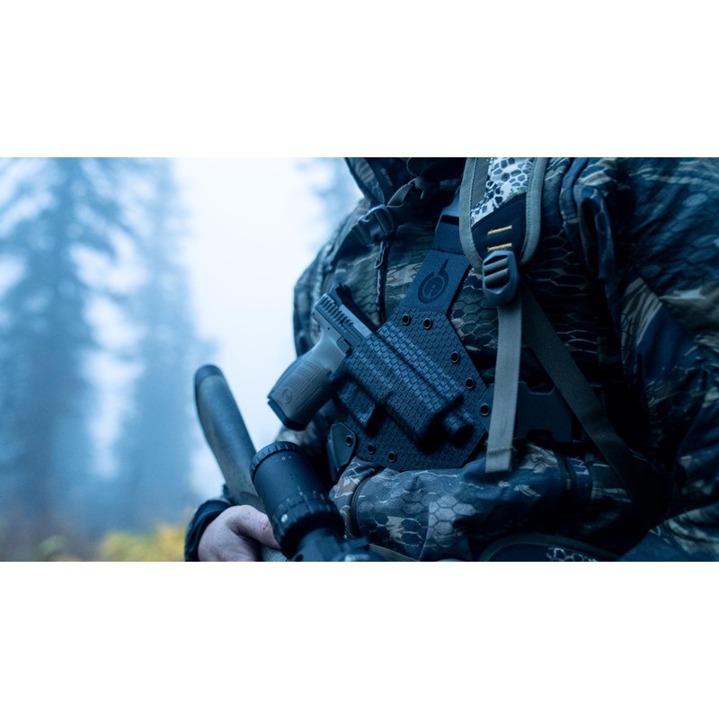 The Original Kenai Chest Holster for a Walther - Black