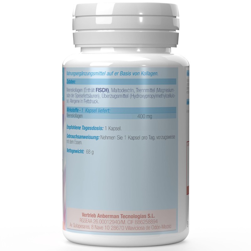 WELLNESS OPTI Marine Collagen - 120 Capsules - Revitalising Capsules