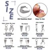 Elecrelive 60Pcs Stainless Steel Pendant Clasps Ice Pick Pinch Bail