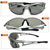 Mathuri TK-003-01 Premium Model Polarized Dimmable Sunglasses, gray