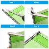 PATIKIL 8mm(5/16") Plastic Spiral Binding Coils, 20 Pcs Binding Spirals