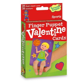 PEACEABLE KINGDOM Valentine Sports Finger Puppet, 1 EA