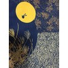 Furoshiki Wrapping Cloth Rabbit in The Moon Navy Base Motif