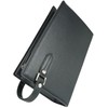 Bliss Leather 2nd Bag, Special Coating, Slim, Functional, Zipper, Strap,